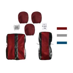 1+2 <strong>Seat</strong> <strong>Covers</strong> for Transit for Master for <strong>Vivaro</strong> Opel <strong>Vivaro</strong> Vauxhall Transporter Trucks-PU Material Four Seasons - Product Image 4