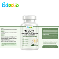 Kapsul Asam Tauroursodeoxycholic Alami Label Pribadi OEM Kapsul TUDCA Murni