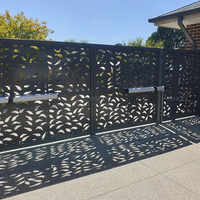 Écrans de jardin en acier corten de haute qualité, grands écrans de jardin d'extérieur, découpe au laser en acier corten, clôture murale