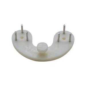 Wall Mounted ABS Plastic T-Shaped Hook White Rectangle Punch Free <b>Storage</b> Organizer For Behind Doors On Walls - Product Image 3