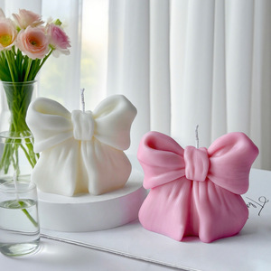 LANJO New Design Bow Shaped Scented <b>Candle</b> Creative Atmosphere Ornament for Mother's Day & Birthdays - Product Image 2