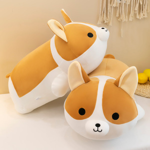 Peluche <span class=keywords><strong>Corgi</strong></span> Grosse Taille 40-80cm, Jouet en Peluche Long et Doux en Coton PP, Kawaii, Idéal pour Câliner, Cadeau - Product Image 1