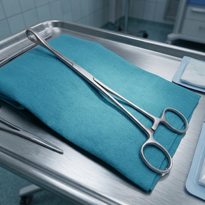 High Stainless Steel Manual Babcock Intestinal Forceps 6.5 Inch Professional Surgical Tissue Holding CE Certified for Medical - Product Image 3