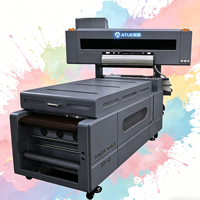 Nueva Impresora Digital DTF Económica de 60cm A1 para Camisetas, Máquina de Impresión de Telas por Inyección de Tinta Epson Automática para Papel Tapiz con 1 Año de Garantía