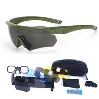 Lunettes de Protection Tactiques pour Sports de Plein Air, Tir Sportif, Équipement de Sniper, Ski, Randonnée, Moto et Choc