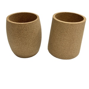 Maceta de corcho para plantas, maceta de madera, maceta para plantas, macetas de corcho recicladas - Product Image 1