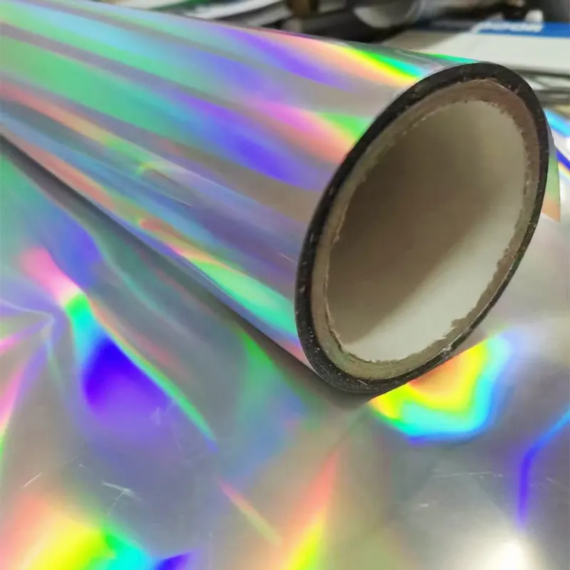 Vinilo autoadhesivo láser holográfico de corte, pegamento más fuerte, rollos de vinilo de holograma, pegatina de vinilo para envoltura de carrocería de coche