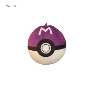 Elf Ball algodón orgánico PP algodón Super suave felpa alivio del estrés Pikachu Pokeball bolsillo monstruo llavero para niños 8Cm - Product Image 5