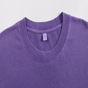 เสื้อยืด350GSM ผู้ชายผ้าฝ้ายแนววินเทจไซส์ใหญ่พิเศษเสื้อยืดปักลายแอซิดกรดสำหรับผู้ชายผ้าคอตตอน100% - Product Image 6