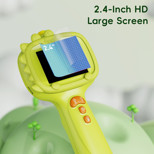 Mini portátil 8LED diseño de serpiente de dinosaurio 8,5mm-1M impermeable HD Video niños endoscopio boroscopio CMOS Sensor H.265 Video - Product Image 5