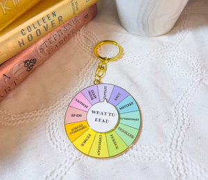 Llavero giratorio con diseño <span class=keywords><strong>de</strong></span> libro y llave, esmaltado, regalo para amantes <span class=keywords><strong>de</strong></span> los libros, artículo literario - Product Image 3