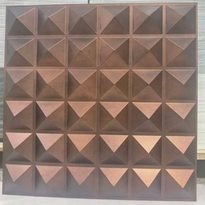 Luxuriöse Maßgefertigte Moderne Wasserdichte Hotel-Wanddekoration Innenverkleidung PVC Wohnzimmer TV-Hintergrund Schlafzimmer Geprägte 3D-Kunstwand - Product Image 2