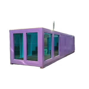 Piscina móvel de vidro para piscinas externas móveis totalmente acabadas de fábrica de boa qualidade