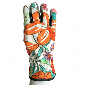 Guantes de Jardinería Florales para <span class=keywords><strong>Mujer</strong></span>, de Microfibra, Resistentes a Espinas, Transpirables, Antideslizantes, para Plantar y Podar - Product Image 4