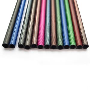 Tube rond/carré en fibre de carbone 3K SHENYU coloré, épaisseur 5 mm, léger, haute résistance, personnalisable pour drones, vélos/voitures, bricolage - Product Image 2