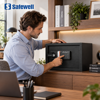Coffre-fort électronique numérique Safewell avec clavier, antivol, en métal, pour la maison, le bureau, vente en gros