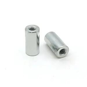 Custom Aluminum Stainless Steel Metal Internally Hollow Threaded Rod Standoff Round Spacer