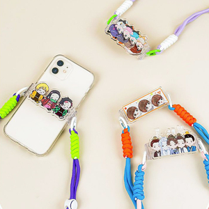 Vigreat Ultra chiaro acrilico personalizzato personaggio Anime campione gratuito premio Tie Dye Design acrilico porta telefono acrilico - Product Image 3