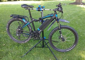 Estante de mantenimiento para reparación de <span class=keywords><strong>bicicletas</strong></span>, soporte de <span class=keywords><strong>taller</strong></span> mecánico profesional con bandeja de herramientas Extensible - Product Image 5