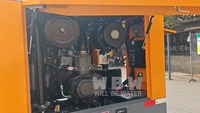 Compresseur à vis diesel lubrifié WBW pour l'exploitation minière, 600cfm, 8bar, 13bar, pompe portable, moteur Cummins, Yuchai, Weichai, Rock Air