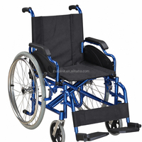 Fauteuil roulant manuel directement de l'usine, couleurs personnalisées OEM, avec certification CE UKCA RoHS, cadre en aluminium pour les distributeurs de produits de santé