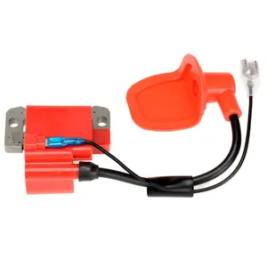 HIAORS Red Ignition Coil for 2 Stroke 33cc 43cc 47cc 49cc Engine Chinese Pocket Dirt Bike Mini Moto Kids ATV Quad Baby Crosser