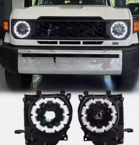 AURON Nouveau Phare Avant à LED 32V Haute Luminosité X6 12V, Amélioration de Rétrofit pour Land Cruiser, Éclairage Blanc 6000K, Modèle 2024 - Product Image 1