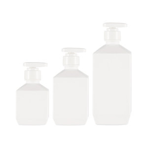 Botella cuadrada Minnie de 500ml y 1000ml con cabezal dosificador para champú, acondicionador y productos de cuidado diario. - Product Image 4