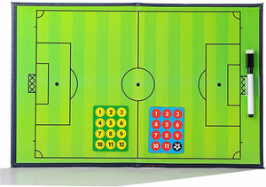 Articles de sport Premium Double face pliable Roll-Up Play Calling Clipboard Futsal Football Soccer Tactical Board - Product Image 2
