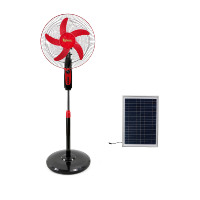 Ventilateur sur pied AC/DC 16 pouces à énergie solaire avec minuterie pour l'été – Offre spéciale