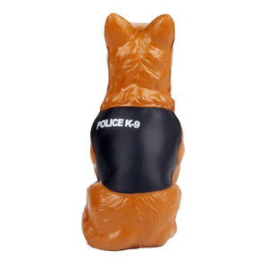 Figura Decorativa de Perro Policía Sentado, de Plástico Suave, para Mascotas - Product Image 2