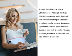 جهاز عشرات القصر الدافئ أثناء الحيض بالاهتزاز ، تسخين الخصر ، حزام تنحيف ، تطبيق الجسم لتخفيف الآلام ، محفز - Product Image 5