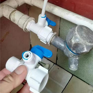 कारखाने 1/2 "थ्रेड 1/4" ट्यूब तीन तरह वाल्व पानी फिल्टर के लिए एडाप्टर बॉल वाल्व - Product Image 3