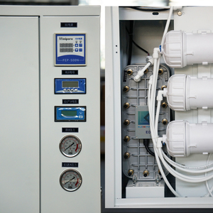 معدات المياه عالى النقاء من EDI ، مختبر المياه المنقى 18MΩ ، معدات المياه عالى النقاء بنظام RO + EDI مزدوج صغير - Product Image 4