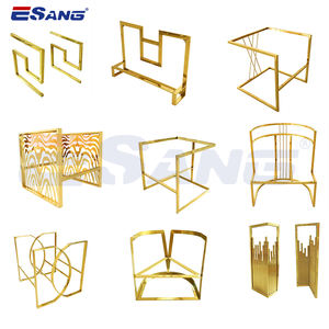 ESANG usine OEM table basse de salle à manger de luxe cadre en acier inoxydable pieds de canapé meubles en métal - Product Image 3