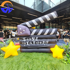Panneau de cinéma gonflable publicitaire Chenghuang en tissu Oxford, modèle de clapperboard de dessin animé pour la photographie 0116xl, taille <span class=keywords><strong>personnalisable</strong></span>, accessoires décoratifs - Product Image 4