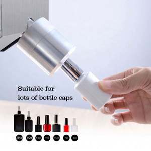 Petite machine électrique de vissage, de bouchage et de scellage pour bouteilles en plastique, verre, canettes et pots – Machine de bouchage pour bouteilles d'huiles essentielles et de liquides - Product Image 5