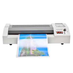 SG-320 2024 Hot Sale Paper Photo PVC Laminator Office Use Laminator Cheap Office Punch Laminating Machine