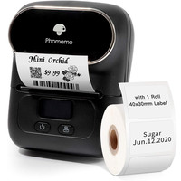 Untuk Printer Stiker Thermal Nirkabel Portabel Mini M110 dengan Inti 48mm 203DPI Baterai Lithium Tersedia di Stok