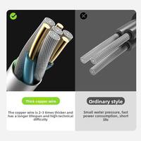 Pompe de douche de camping portable rechargeable avec batterie 6000 mAh, affichage LED, étanche pour les voyages en plein air et le bain des animaux