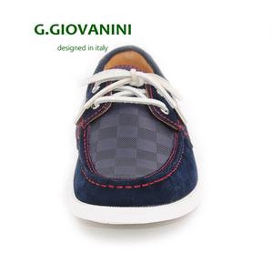 Zapatos de conducción de cuero para hombre planos de corte bajo, mocasín de color rojo marino, mocasines de hombre, zapatos náuticos Coreanos - Product Image 3