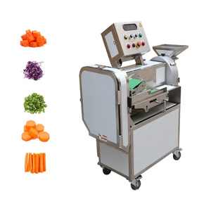 ชุดเครื่องหั่นผักไฟฟ้า4อิน1เครื่องหั่นผักใบสแตนเลสสำหรับการค้า - Product Image 5