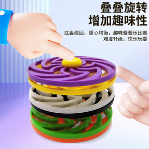 ออโทโนมี 8 ดี ฟิดเจ็ต สปินเนอร์ 8.5 ซม. ของเล่นคลายเครียดสองด้าน สำหรับเยาวชน ทุกเพศ วัสดุพลาสติก ABS - Product Image 4