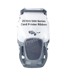 Zebra ZC100 카드 프린터 리본 800300-801 흑백 검정색 롤당 1000인쇄 PVC 카드 인쇄용 정품 미국산 - Product Image 5