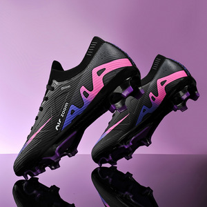 Nouvelles chaussures de football basses unisexe pour hommes, femmes et étudiants, antidérapantes, pour intérieur, à crampons longs, pour compétition et entraînement, vente en gros, modèle 198 - Product Image 1