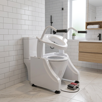 Lève-siège de toilette à commande simple pour adultes ayant des difficultés physiques