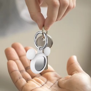 Étui en silicone pour AirTag avec oreilles de <span class=keywords><strong>Mickey</strong></span>, housse de protection anti-perte avec mousqueton pour le traceur Apple AirTag - Product Image 2
