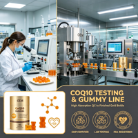 Julong Private Label Co-enzym Q10 Gummies Immuniteitversterkende Ondersteuning Natuurlijke Antioxidanten Vitaminen CoQ10 Gummies voor Hartgezondheid