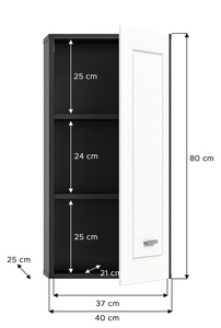 Set di mobili da bagno in quattro pezzi con Design tedesco per lavello da bagno X2TA2B03 - Product Image 3