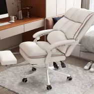Chaise de bureau ergonomique AOR en promotion, idéale pour la maison, le bureau ou les cybercafés, avec base pivotante et inclinaison réglable, vente en gros directe usine